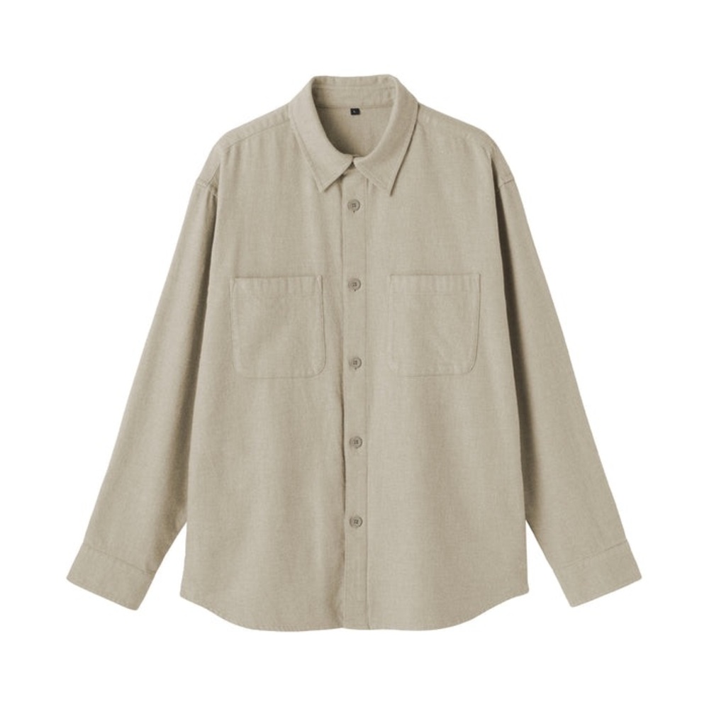 MUJI Men’s 100% Cotton Shirt Jacket